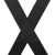 Button Logger Suspenders - 2-Inch Wide - BLACK