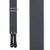Button Logger Suspenders - 2-Inch Wide - GREY