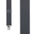 Clip Logger Suspenders - 2-Inch Wide - GREY