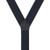Industrial Y-Back Button Work Suspenders - 2 Inch Wide BLACK