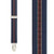 1 Inch Wide Striped Suspenders (Y-Back)