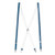 3/4 Inch Wide Thin Suspenders - Satin Finish