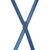 3/4 Inch Wide Thin Suspenders - Satin Finish