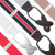 Kids - 1 Inch Wide Button Suspenders - Many Colors