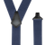 Navy 2 inch Y-Back Suspenders - Plastic Clips - Airport Friendly