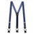 Navy Jacquard Tacoma Suspenders - BUTTON Navy Jacquard Tacoma Suspenders - BUTTON