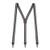 NAVY/TAN Striped Y-Back Clip Suspenders - 1 Inch Wide