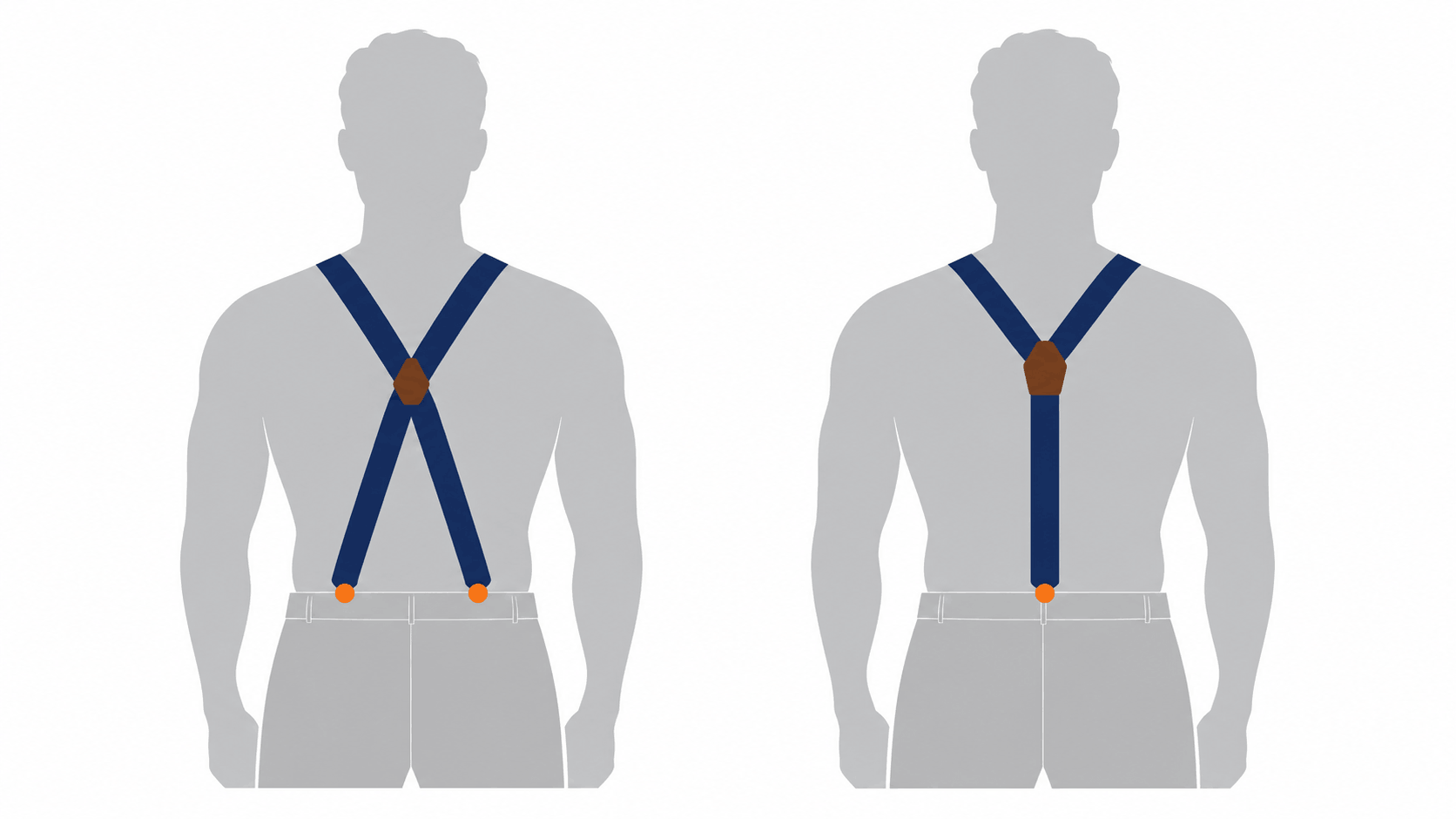 X-Back vs Y-Back Suspenders Explained