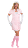 pink maid costume