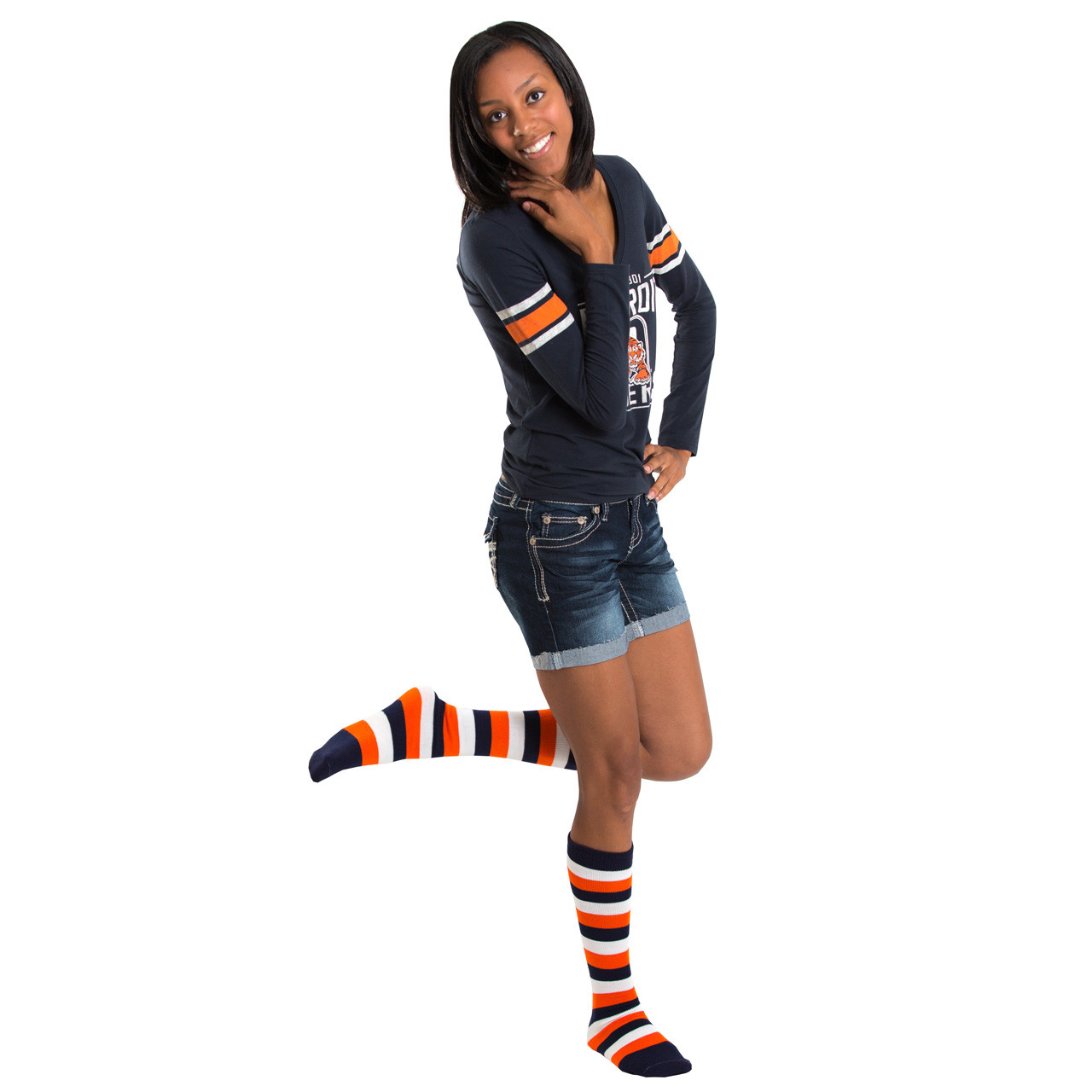 American Apparel Stripe Knee High Sock - Fighter Girls®