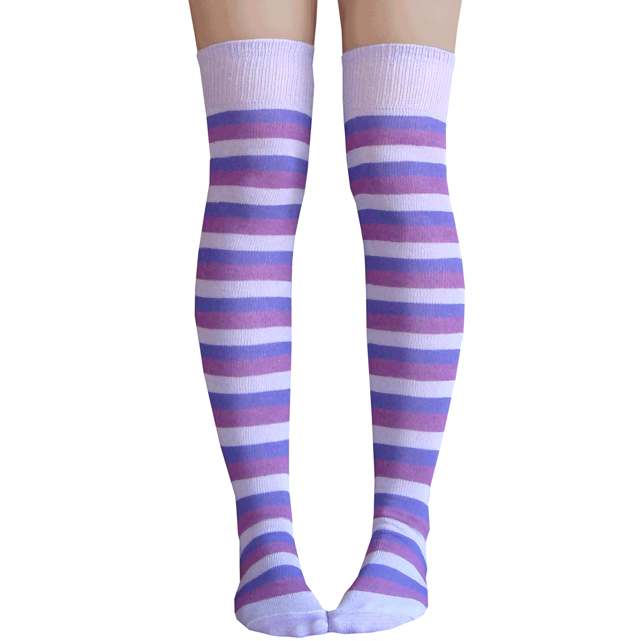 Purple gray and white striped toe socks Stock Photo by ©willeecole 24228757