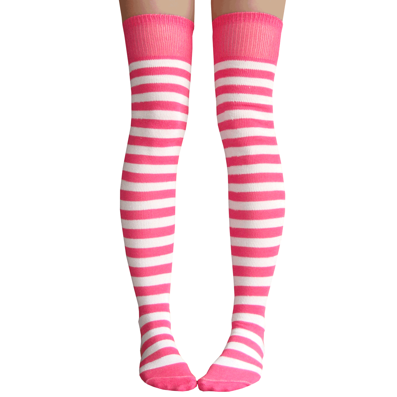 Core: Thigh-high Sock Leggings in Pink – Chynna Dolls