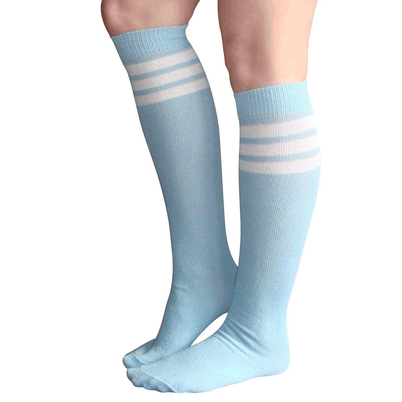 Light Blue Tube Socks