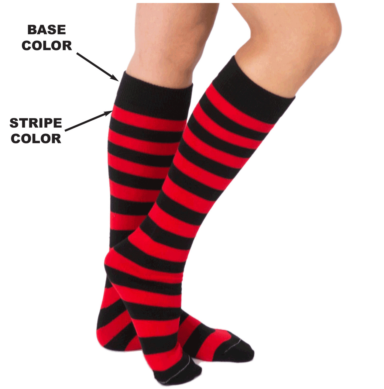 Elevation Custom Socks with Back Stripe