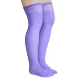 Purple Thigh High Socks