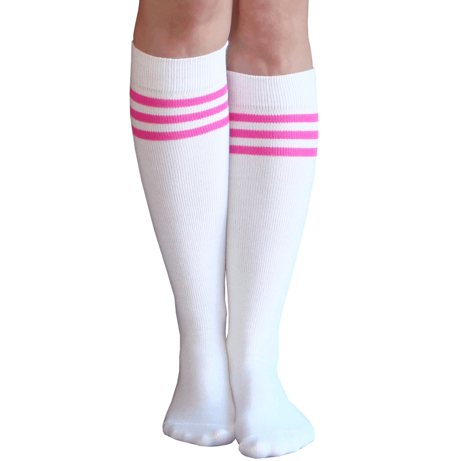 Striped Tube Knee Socks