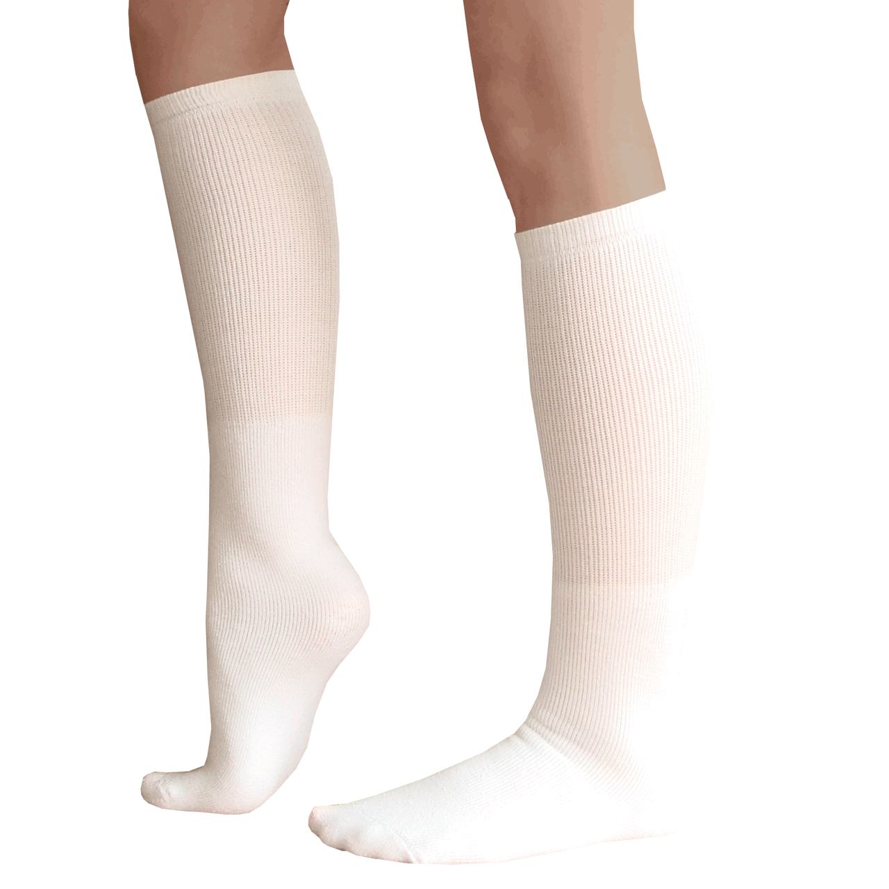 White Knee High Boot — free download