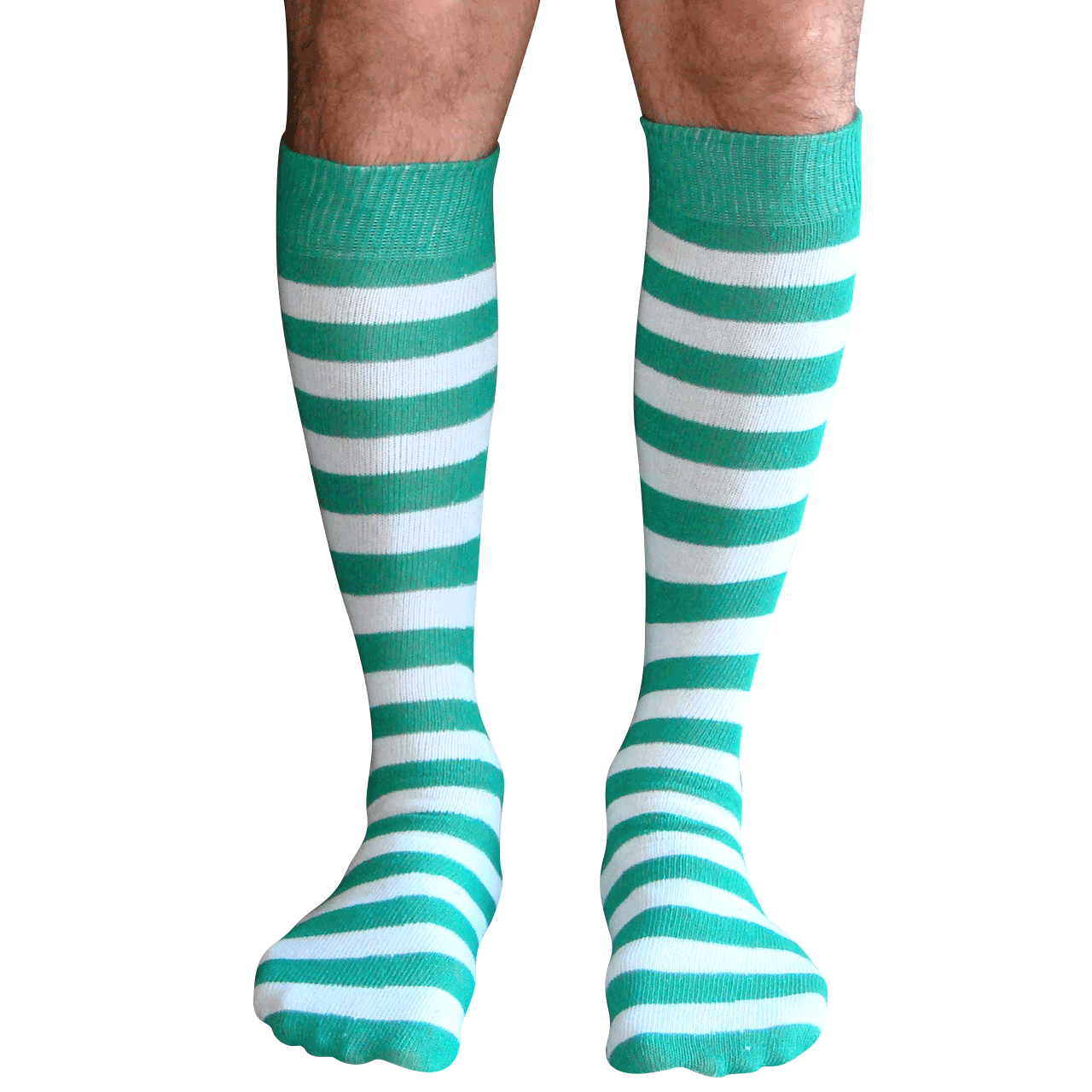 Green Shamrock Knee High Socks