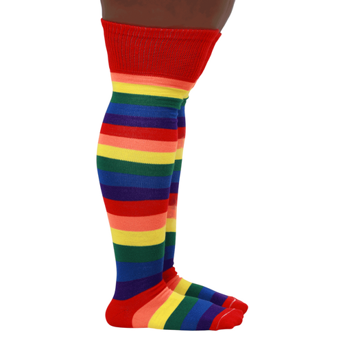 Rainbow Socks in plus size