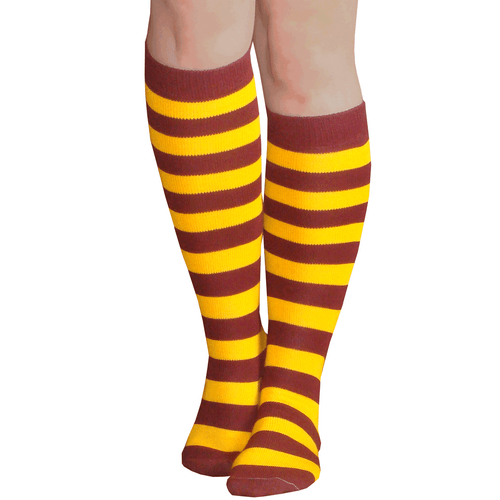 maroon gold striped