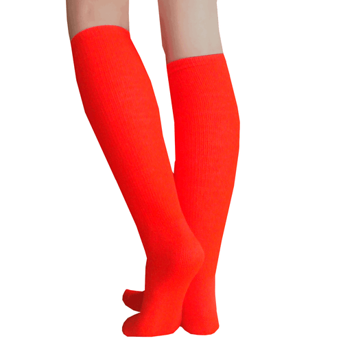 Thick Solid Red Knee High Socks Thick Solid Red Knee High Socks