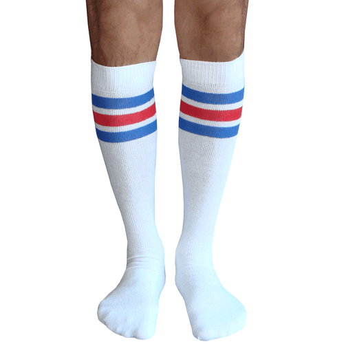 mens patriotic striped socks