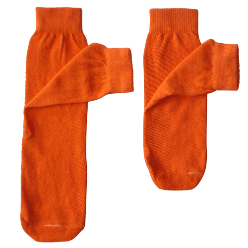 kids orange tube socks