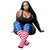 American Flag Plus Size Thigh High Socks
