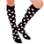 Black polka dot socks