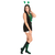 woman wearing green argyle knee highs