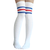 royal blue and red striped thigh highs