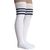 navy striped over the knee socks
