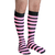 pink striped mens tube socks