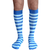 striped blue mens knee highs