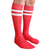 mens red/white tube socks