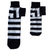 kids black and white tube socks