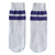 white and purple kids socks