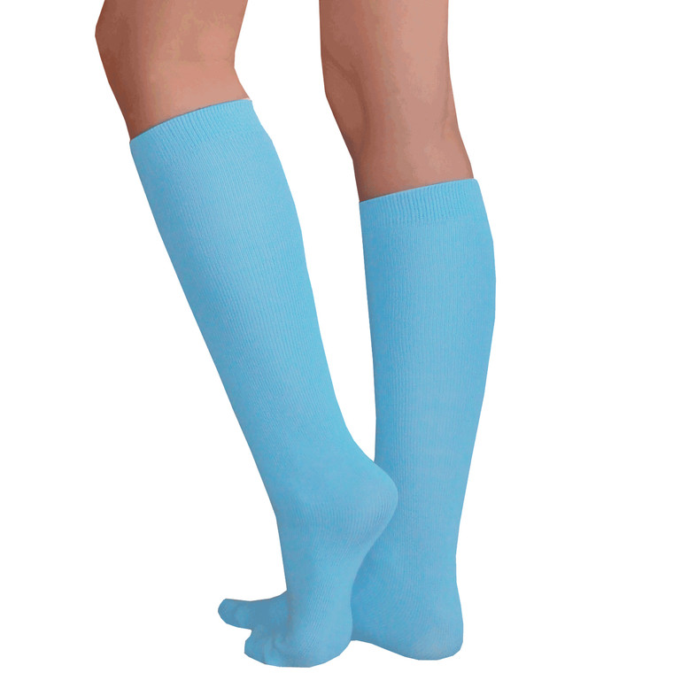 Light blue knee socks