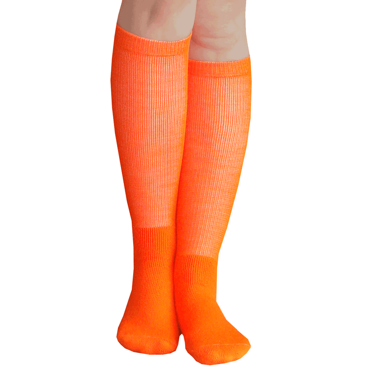 orange boot socks
