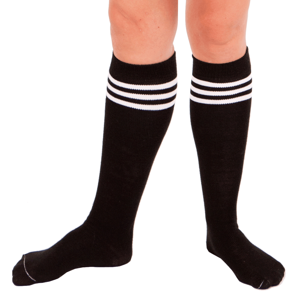 Black Tube Knee Socks