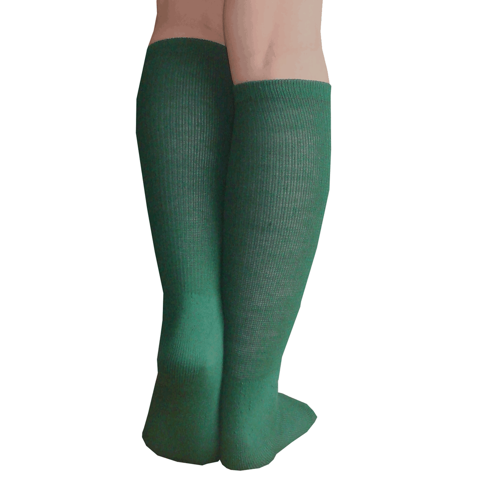 Dark Green Knee Socks