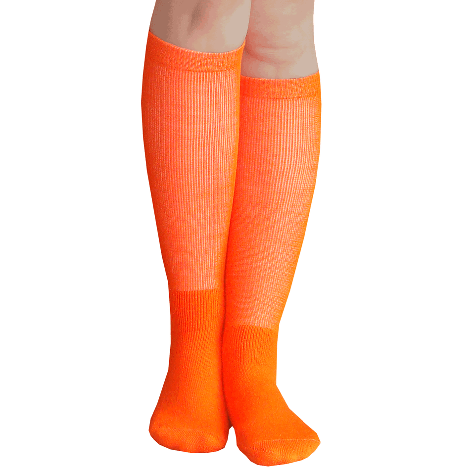 Thick Orange Knee Highs