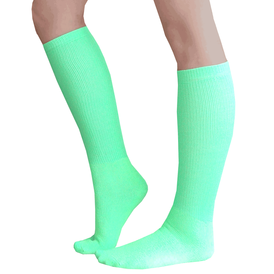 Retro Green Knee High Socks