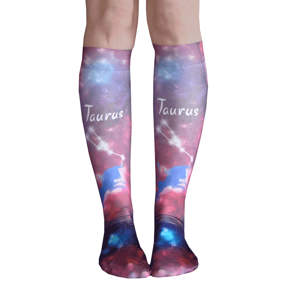 Taurus¬† Astrology Trouser Socks