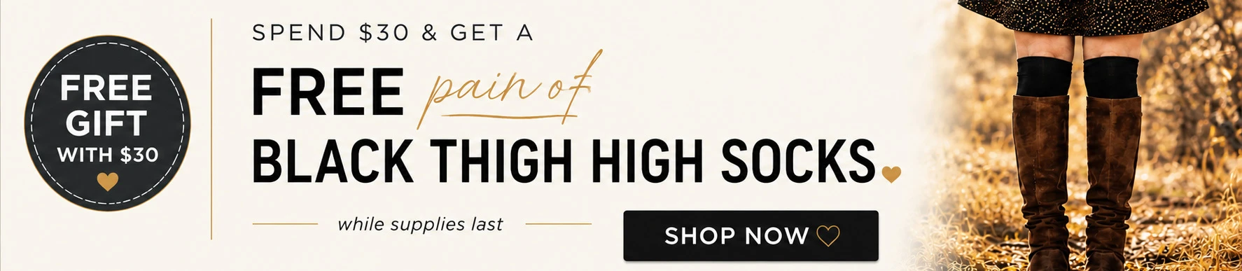 FREE Thigh High Socks