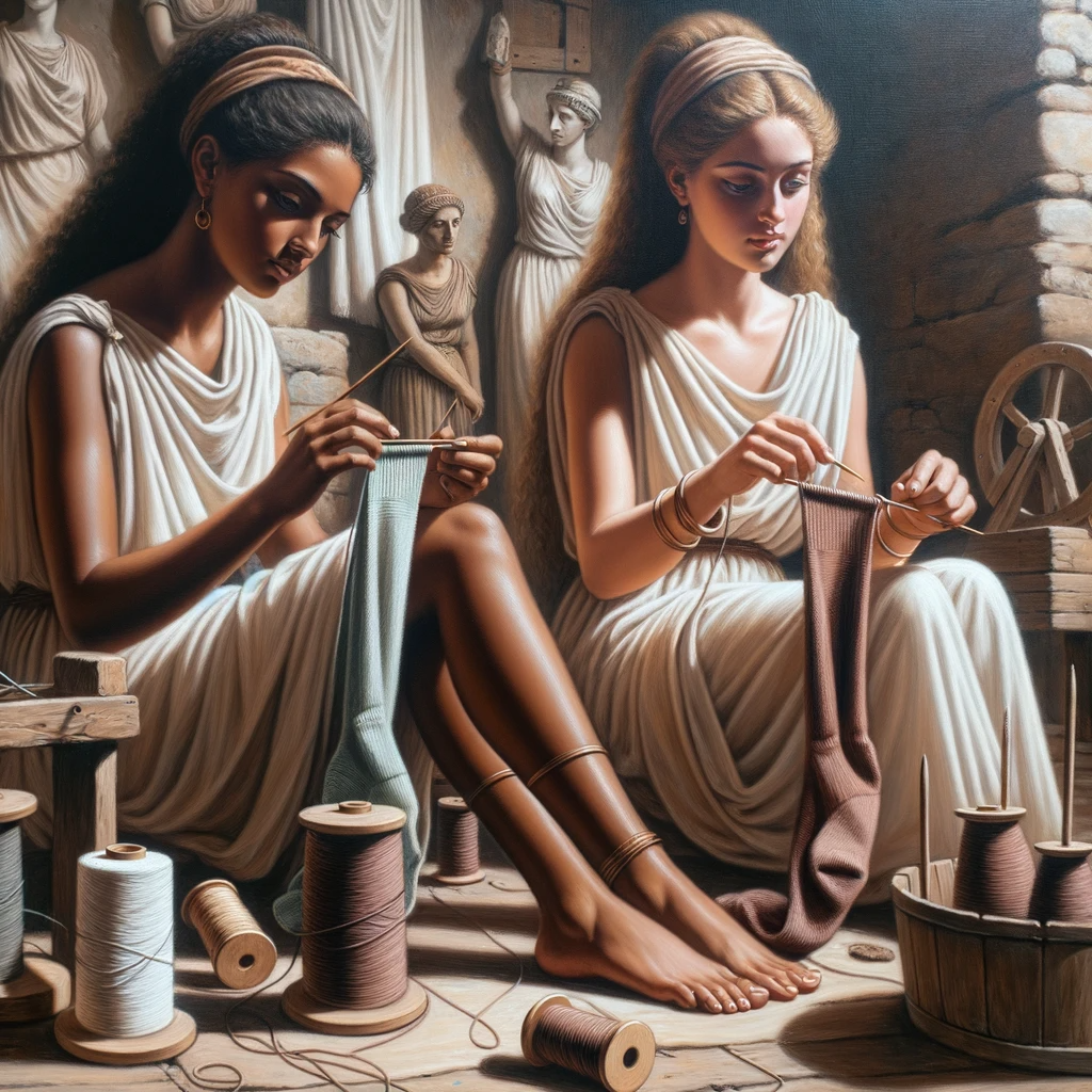 When were socks invented? Chrissy's Socks