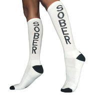 black sobriety socks