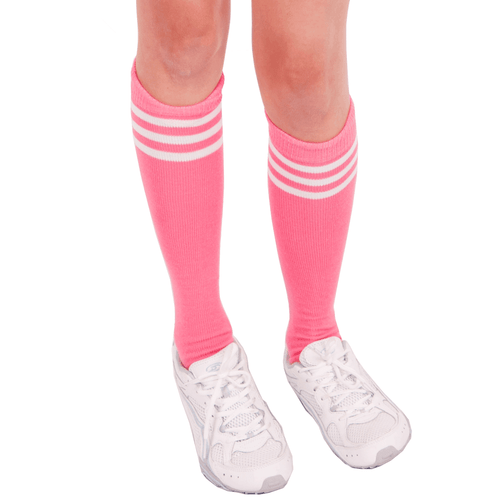 Dark Pink Tube Knee Socks