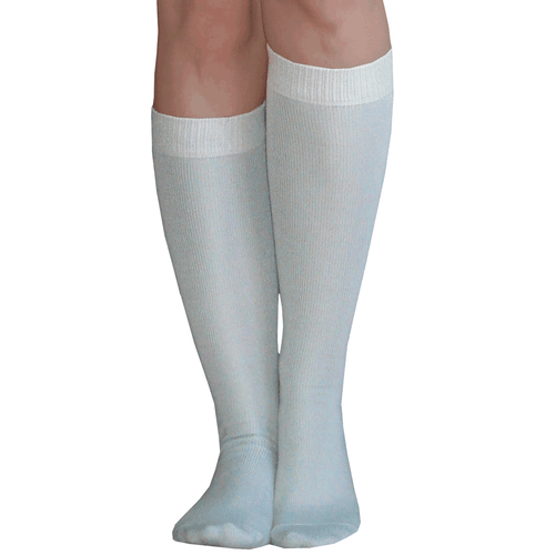 Thin Gray Knee High Socks