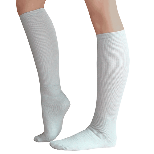 Solid Gray Boot Socks